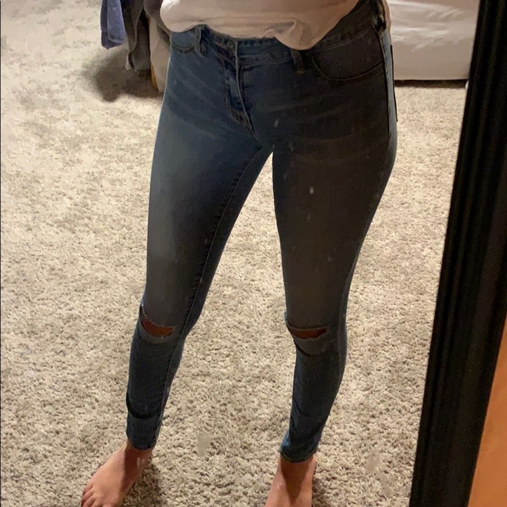 PacSun skinny jeans.